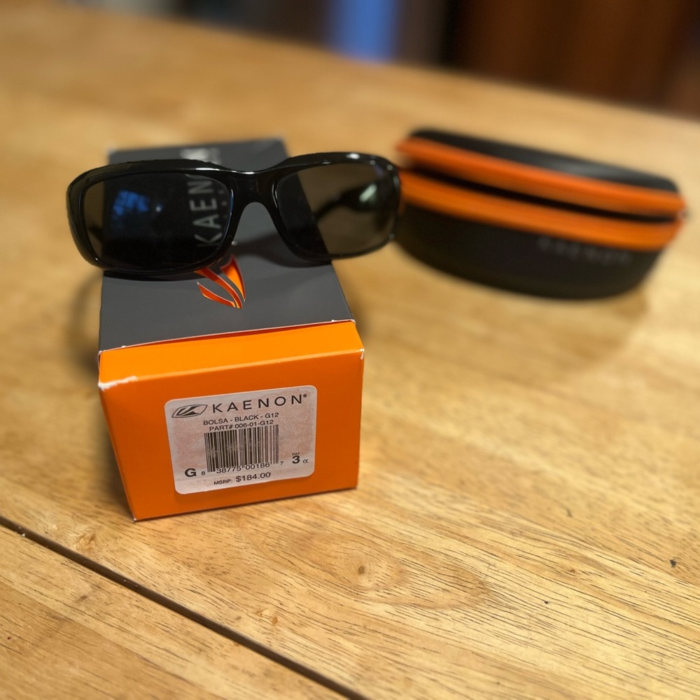 Kaenon Black Sunglasses Unisex